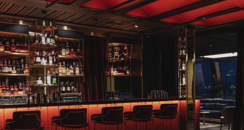 posh bar interior